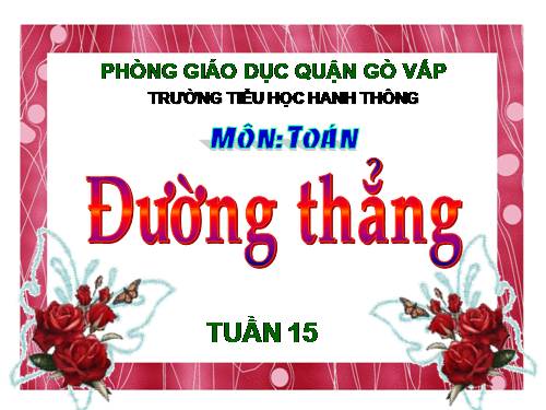 Đường thẳng