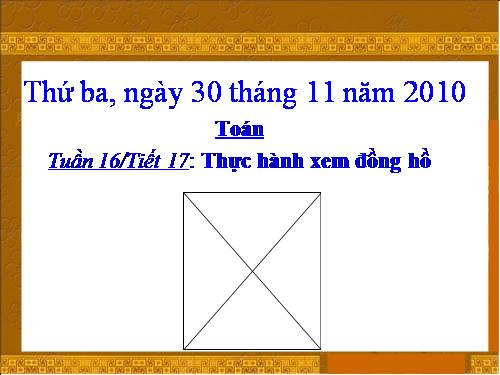 Thực hành xem đồng hồ