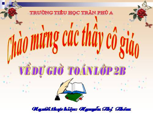 Các Bài giảng khác thuộc Chương trình Toán 2