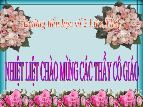 Các Bài giảng khác thuộc Chương trình Toán 2