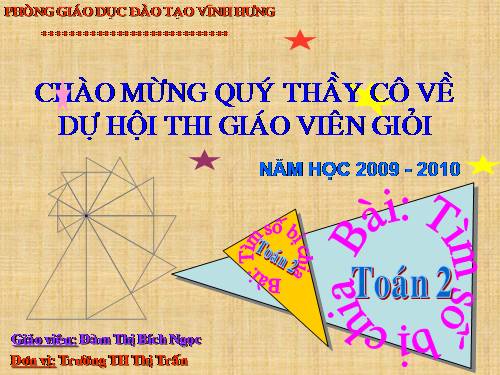 Tìm số bị chia