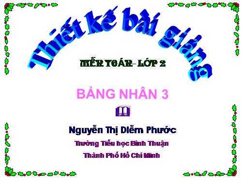 Bảng nhân 3