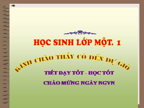 Toán lớp 1