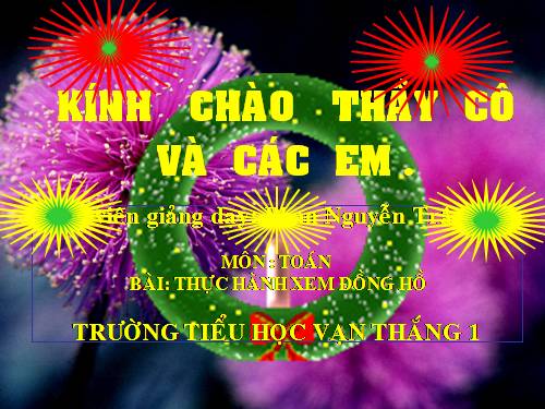 Thực hành xem đồng hồ