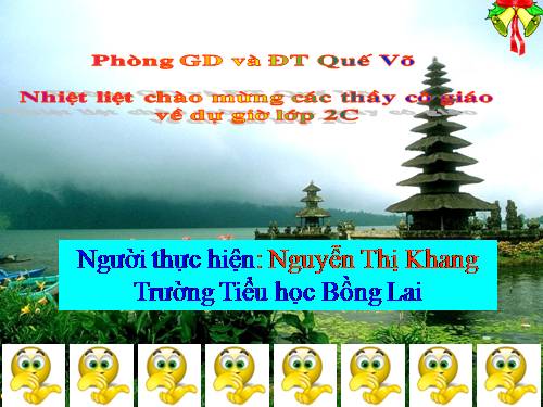 Các Bài giảng khác thuộc Chương trình Toán 2