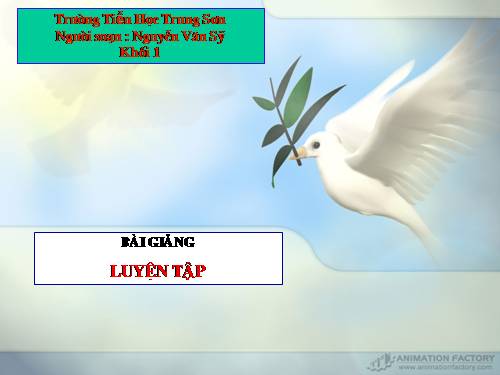 Các Bài giảng khác thuộc Chương trình Toán 2