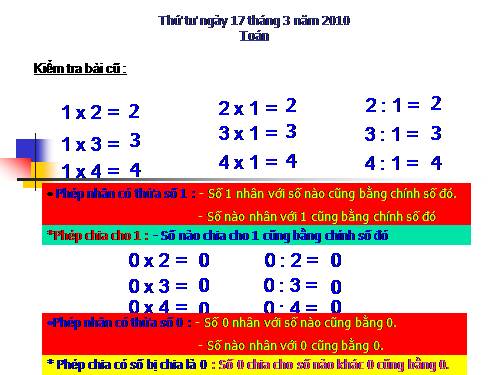 Các Bài giảng khác thuộc Chương trình Toán 2