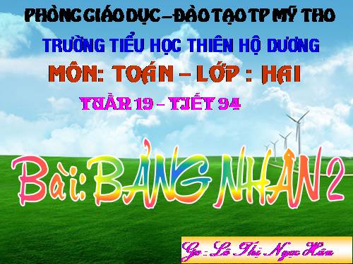 Bảng nhân 2