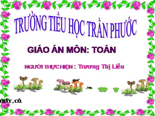 Tìm số bị chia