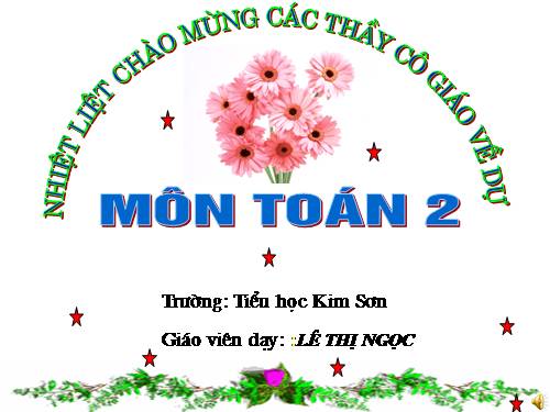 Toán  2- Luyện tập ( Trang 123)