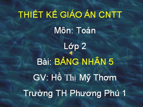 Bảng nhân 5