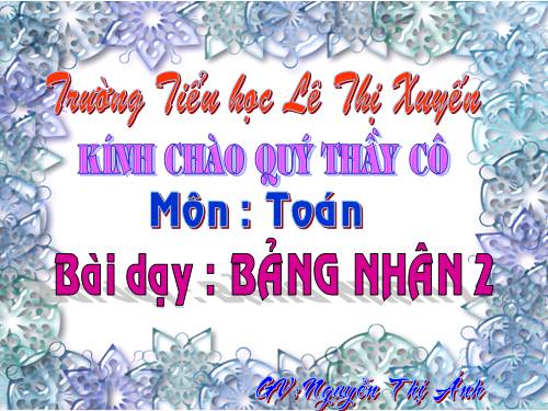 Bảng nhân 2