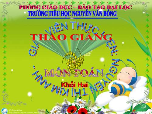 Các Bài giảng khác thuộc Chương trình Toán 2