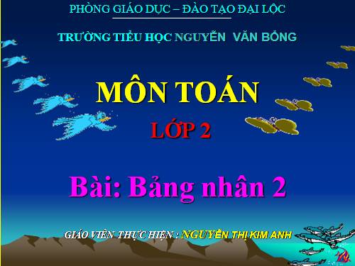 Bảng nhân 2
