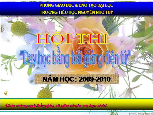 Các Bài giảng khác thuộc Chương trình Toán 2