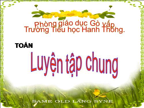 Các Bài giảng khác thuộc Chương trình Toán 2