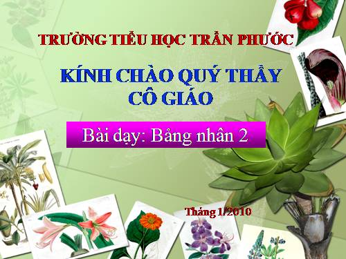 Bảng nhân 2