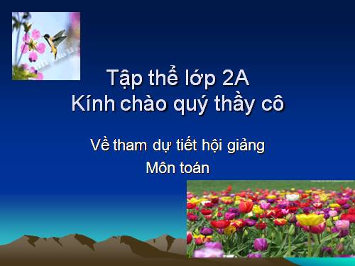 Các Bài giảng khác thuộc Chương trình Toán 2