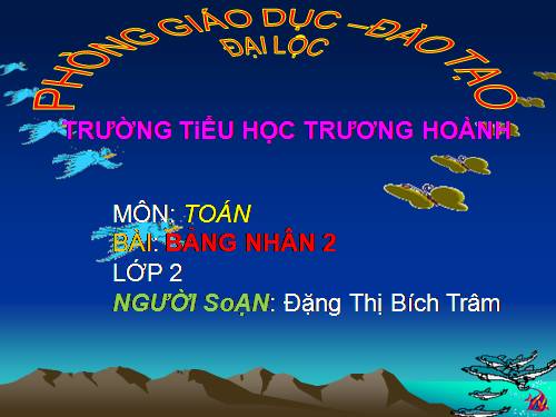 Bảng nhân 2