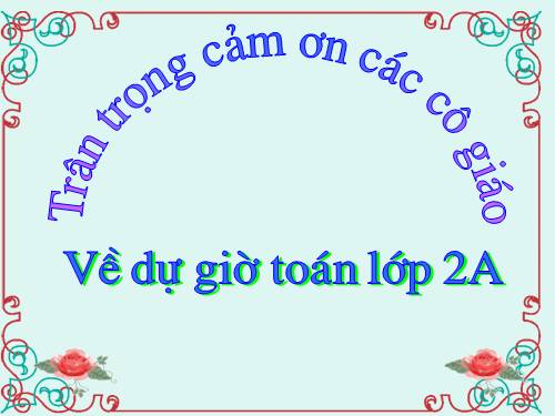 Các Bài giảng khác thuộc Chương trình Toán 2