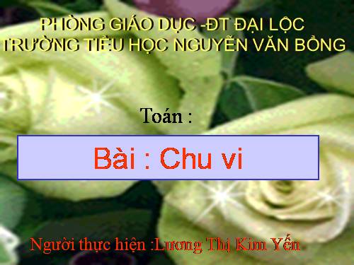 Chu vi hình tam giác - Chu vi hình tứ giác