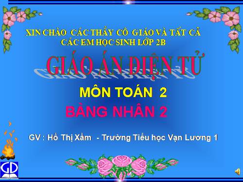 Bảng nhân 2