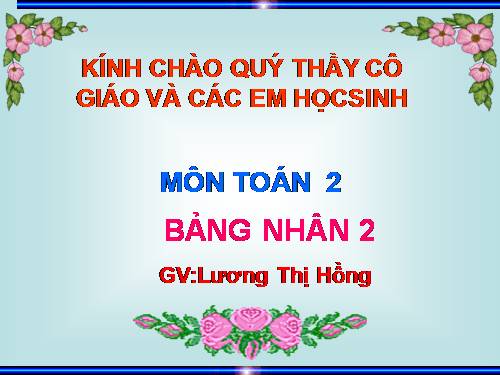 Bảng nhân 2