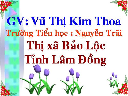 Các Bài giảng khác thuộc Chương trình Toán 2