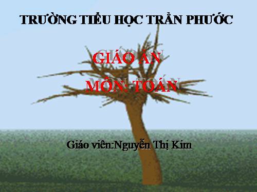 Tìm một số hạng trong một tổng