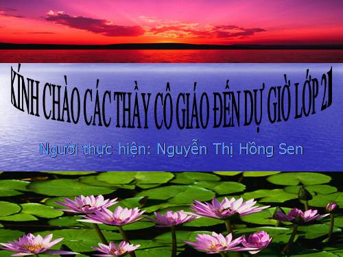 Các Bài giảng khác thuộc Chương trình Toán 2