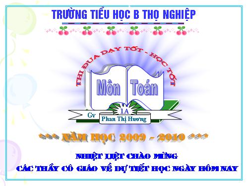 Các Bài giảng khác thuộc Chương trình Toán 2