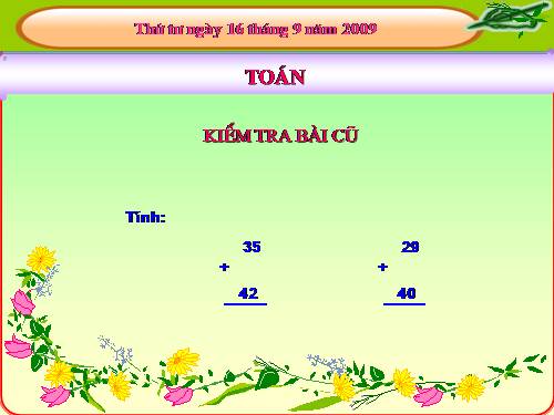 Số bị trừ - Số trừ - Hiệu