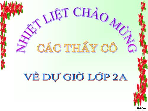 Các Bài giảng khác thuộc Chương trình Toán 2