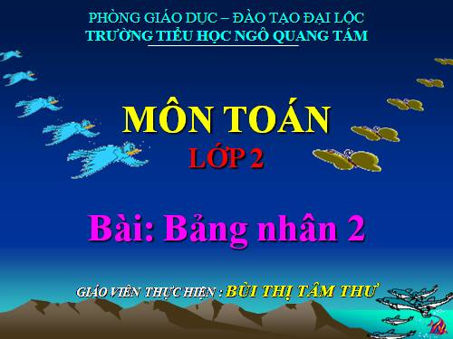 Bảng nhân 2