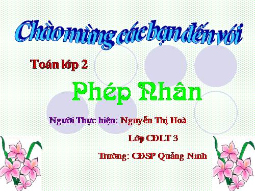 Phép nhân