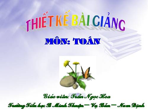 Tìm một số hạng trong một tổng