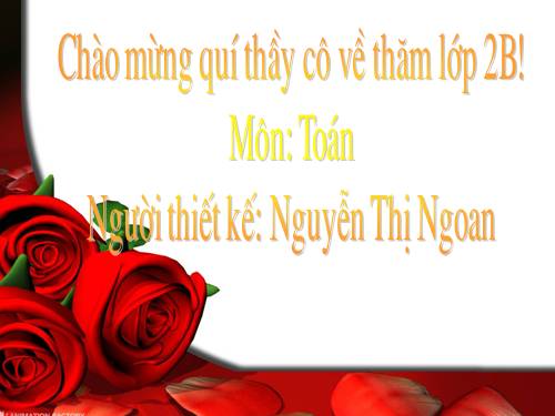Các Bài giảng khác thuộc Chương trình Toán 2