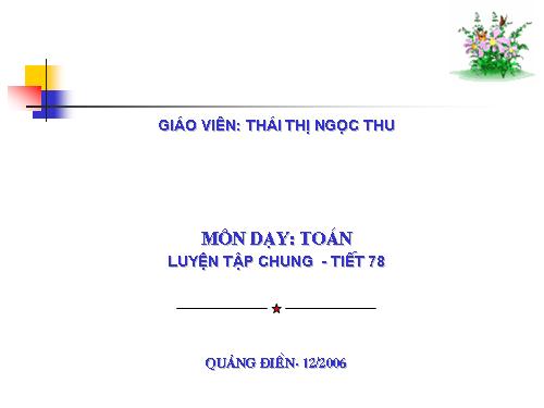 Các Bài giảng khác thuộc Chương trình Toán 2