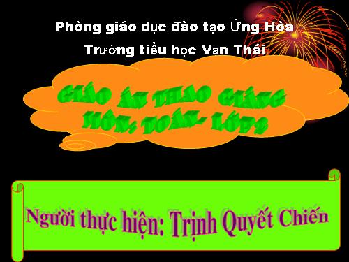 Thừa số - Tích