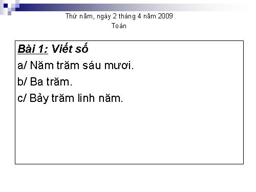 Các Bài giảng khác thuộc Chương trình Toán 2