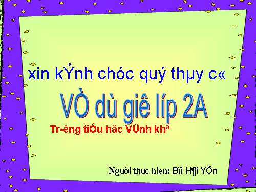 Các Bài giảng khác thuộc Chương trình Toán 2