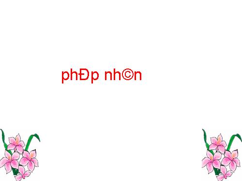 Phép nhân