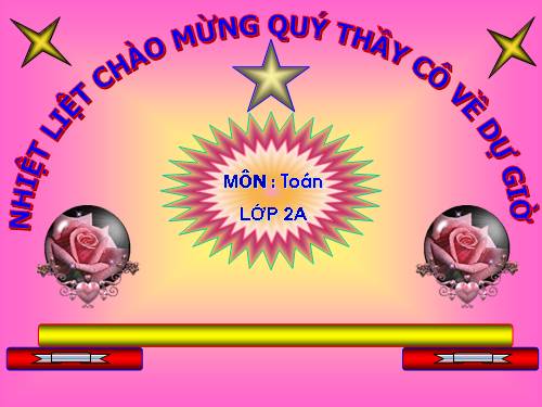 Các Bài giảng khác thuộc Chương trình Toán 2