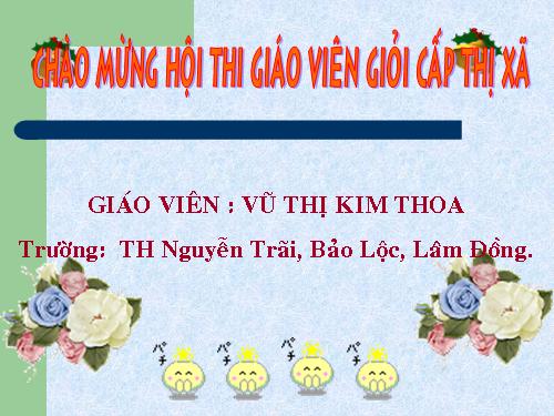 Các Bài giảng khác thuộc Chương trình Toán 2