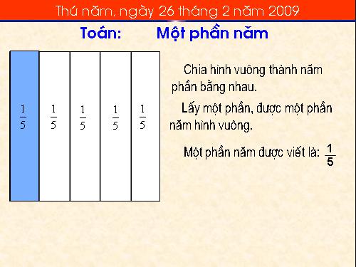 Một phần năm