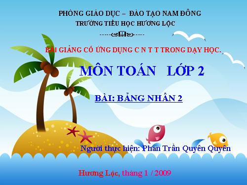 Bảng nhân 2