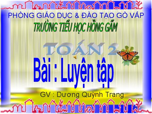 Các Bài giảng khác thuộc Chương trình Toán 2