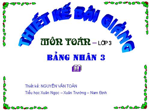 Bảng nhân 3