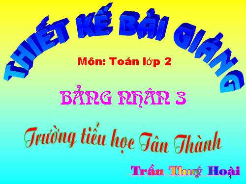Bảng nhân 3