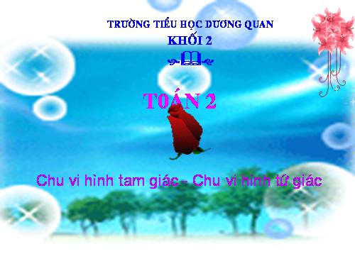 Chu vi hình tam giác - Chu vi hình tứ giác